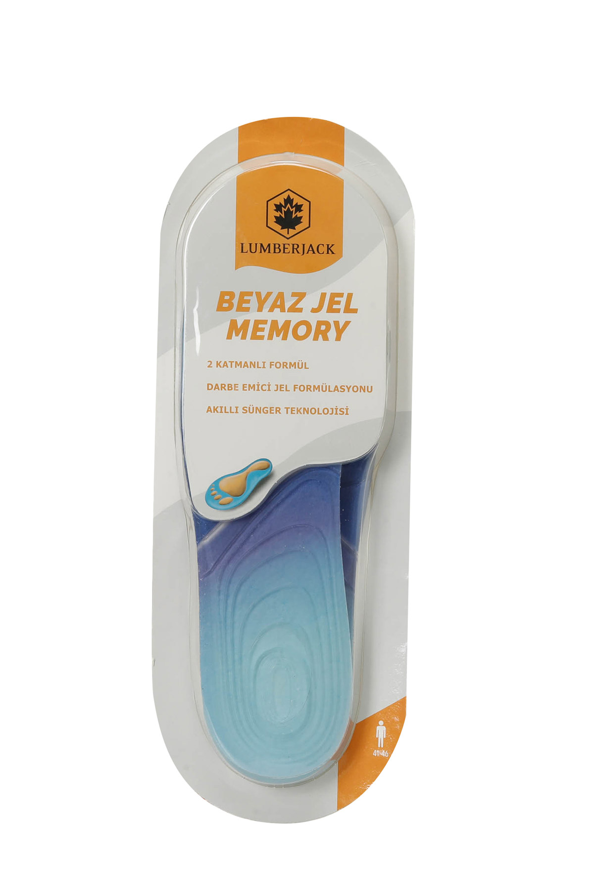 T-WHITE JEL MEMORY-M Beyaz Erkek Tabanlık