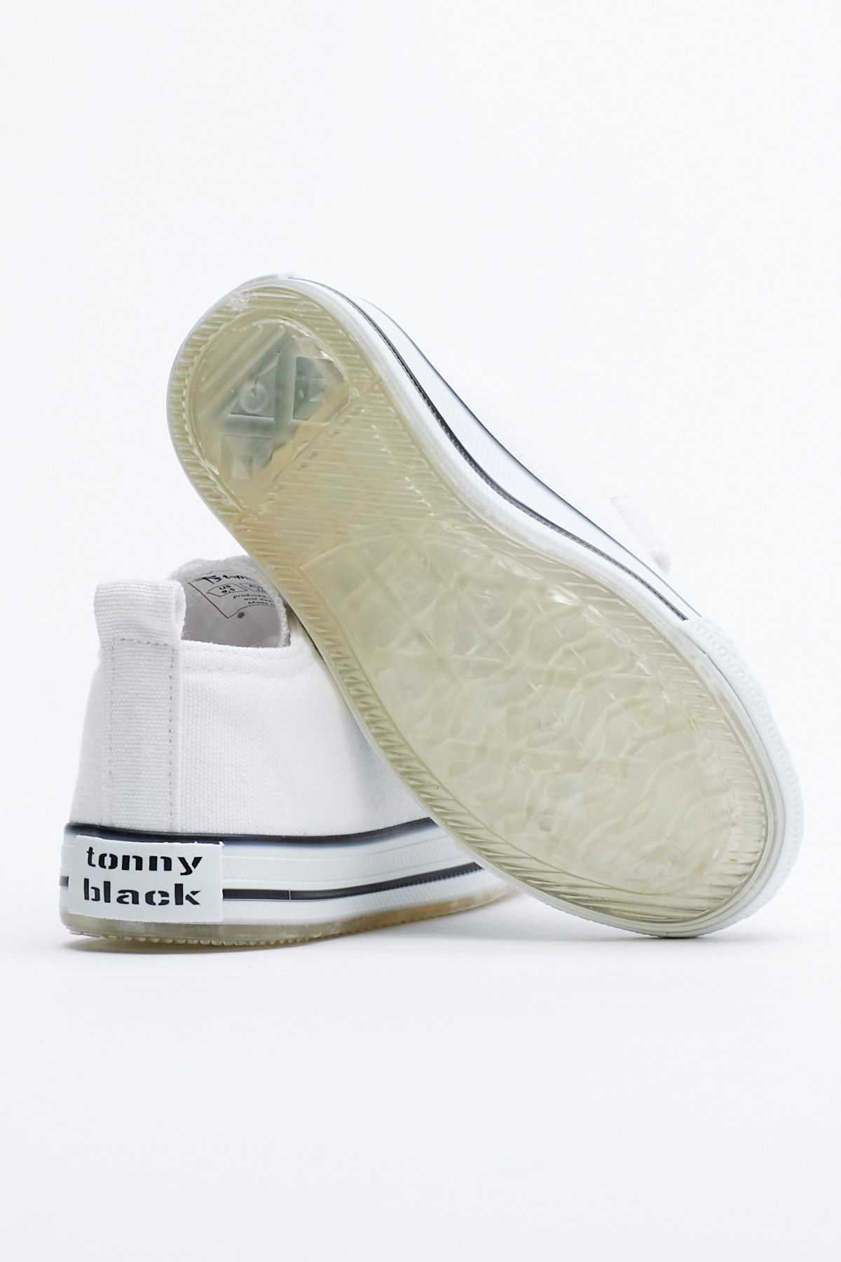 Çocuk Unisex Beyaz Rahat Kalıp Işıklı Cırtlı Spor Ayakkabı - Görsel 5