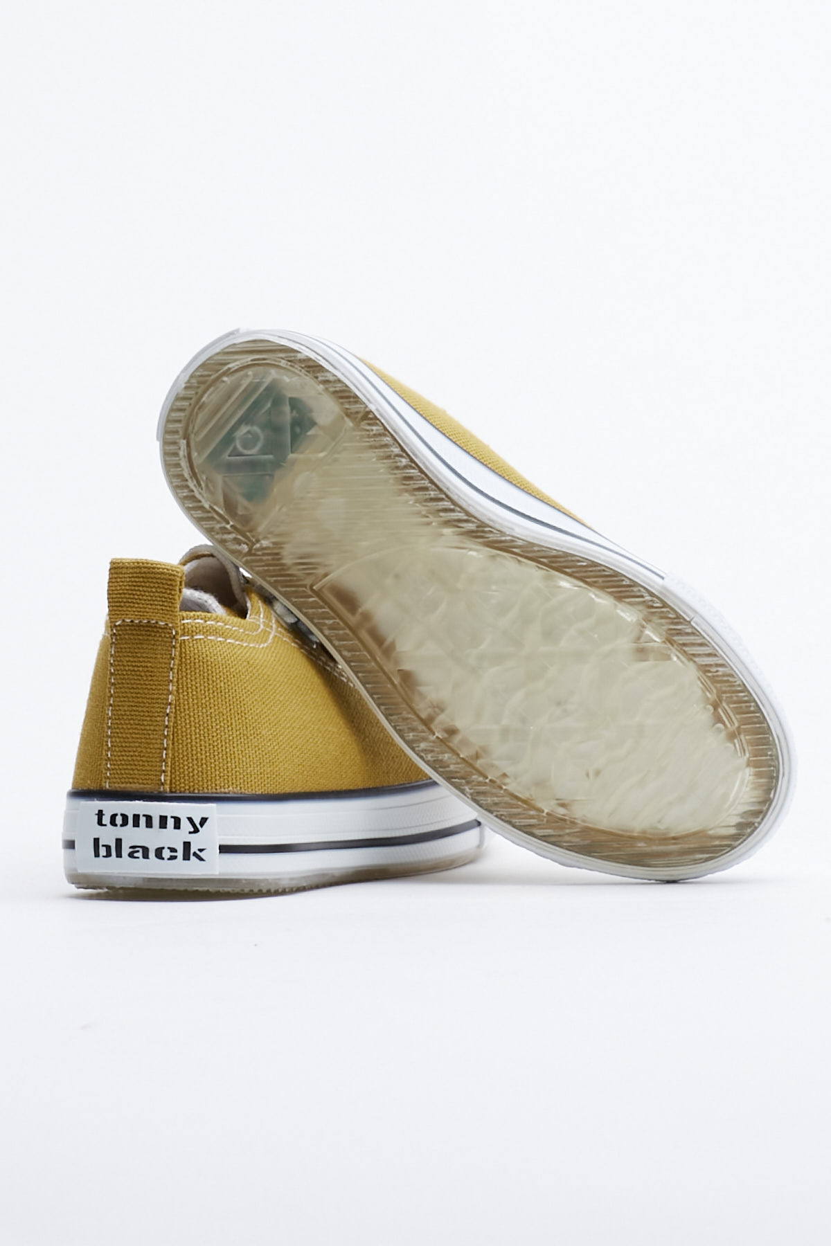 Çocuk Unisex Hardal Rahat Kalıp Işıklı Bağcıklı Spor Ayakkabı - Görsel 5