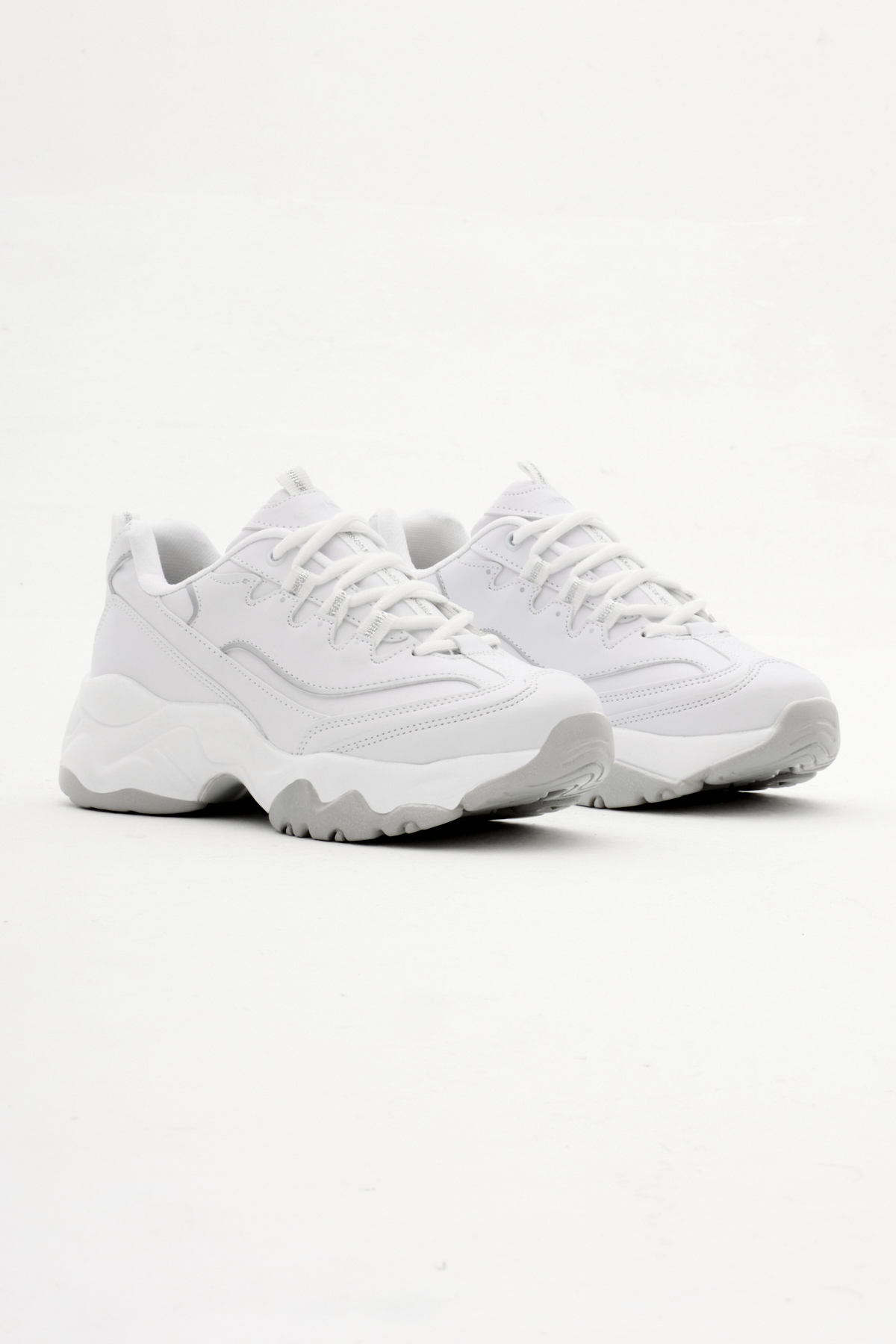 Tonny Black Beyaz Tonny Black Rahat Kalip Kadın Yüksek Taban Bağcıklı Spor Ayakkabı