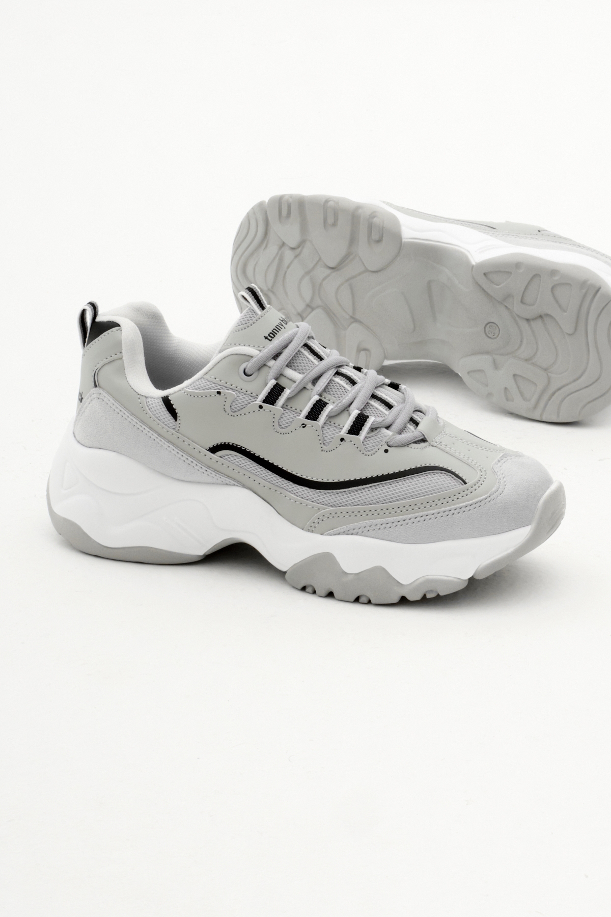 Kadın Buz Rahat Kalıp Yüksek Taban Bağcıklı Spor Ayakkabı - Görsel 5