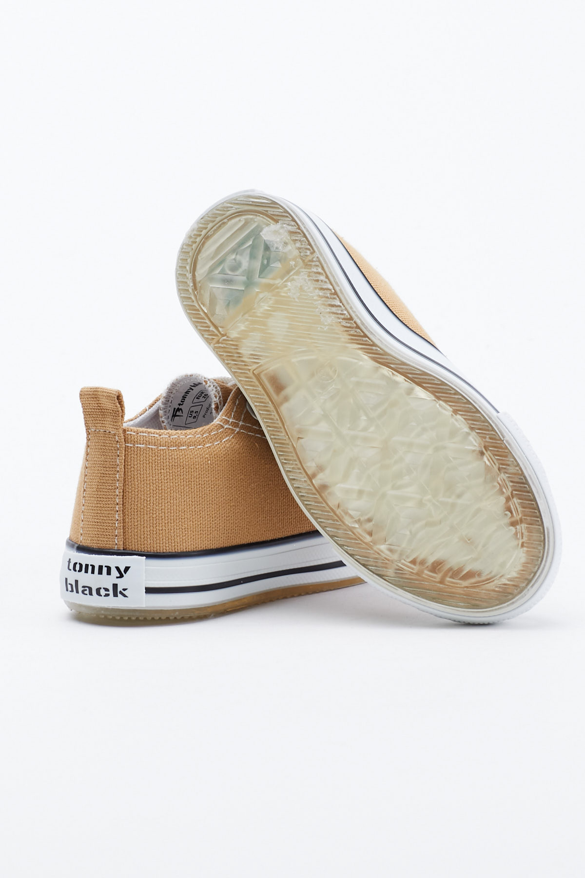 Çocuk Unisex Camel Rahat Kalıp Işıklı Bağcıklı Spor Ayakkabı - Görsel 5