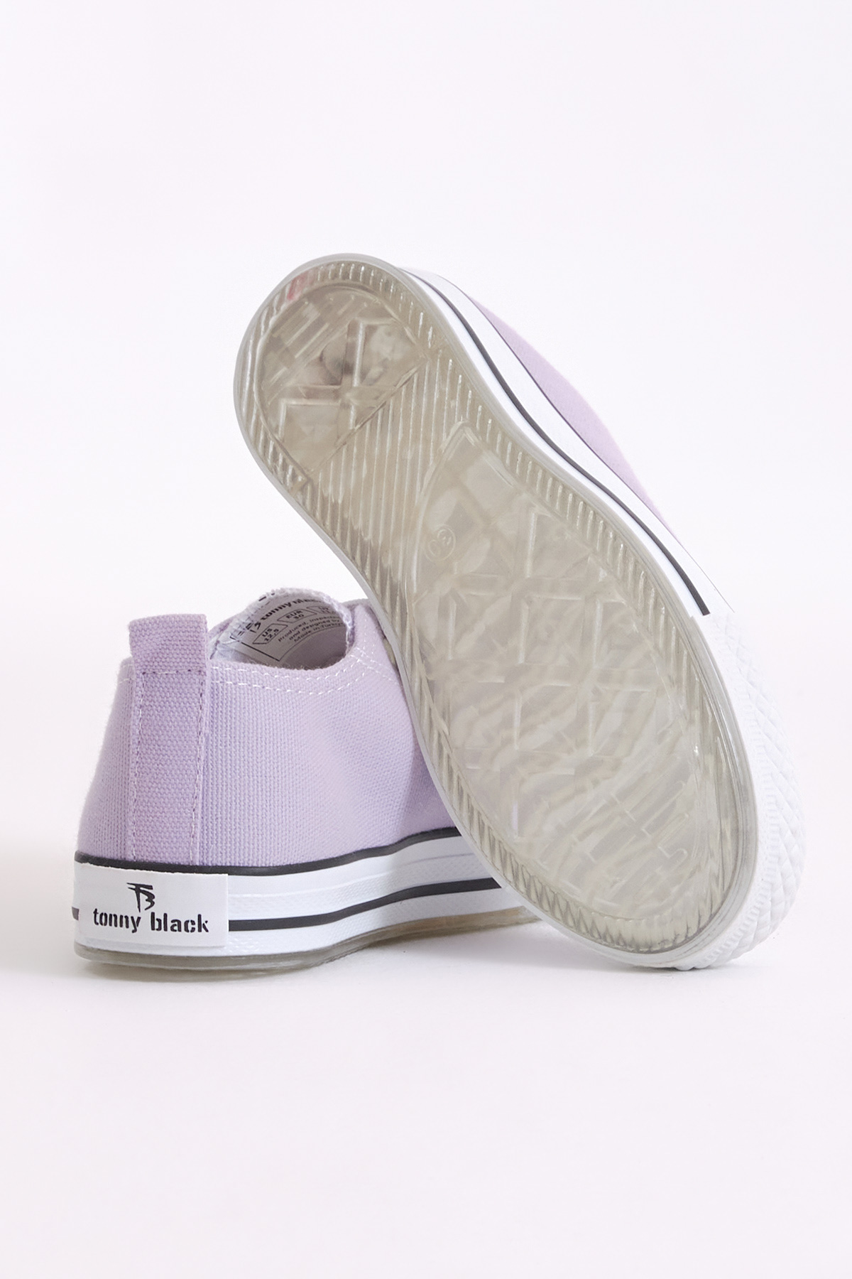 Çocuk Unisex Lila Rahat Kalıp Işıklı Bağcıklı Spor Ayakkabı - Görsel 4