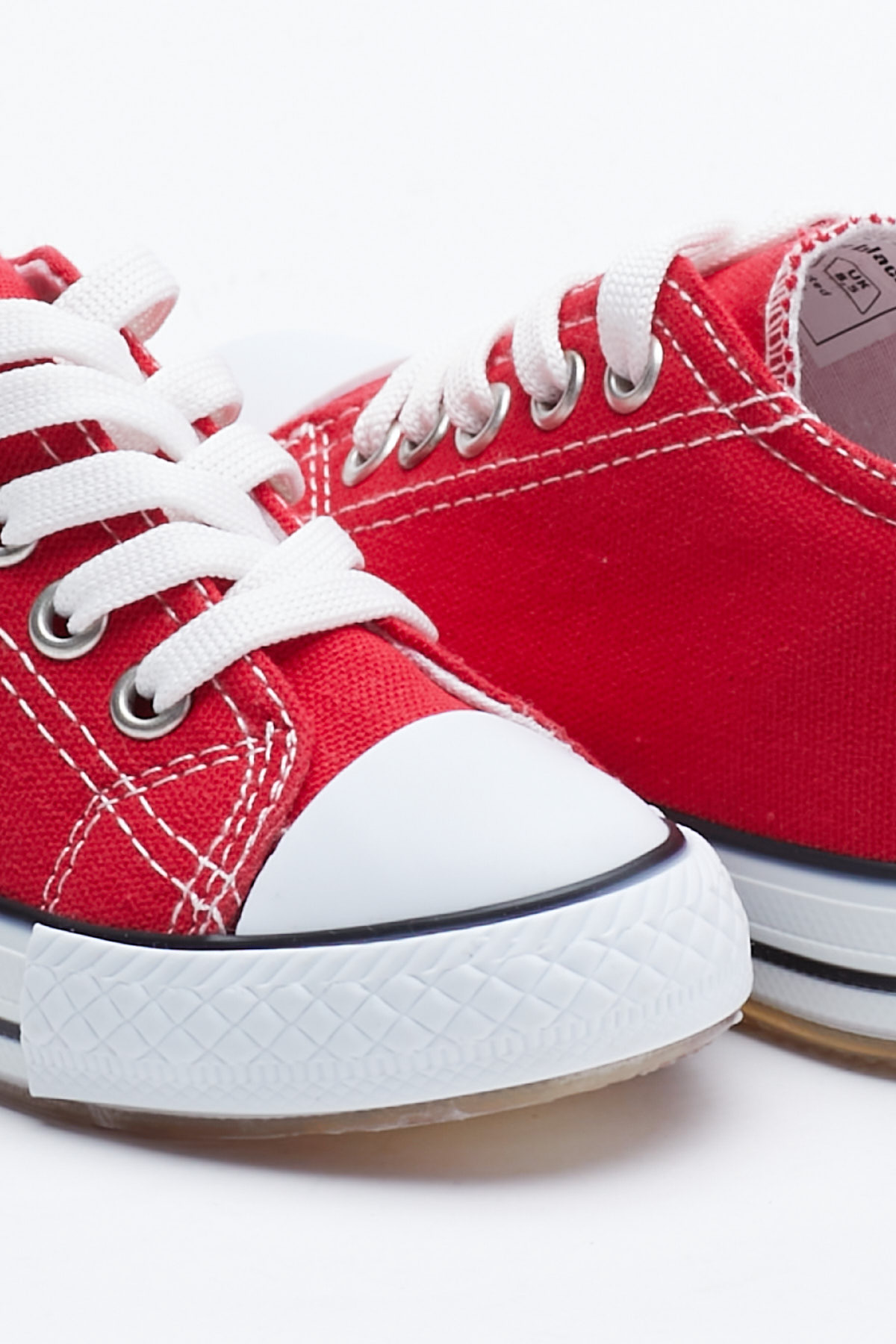 Çocuk Unisex Kırmızı Rahat Kalıp Işıklı Bağcıklı Spor Ayakkabı - Görsel 4