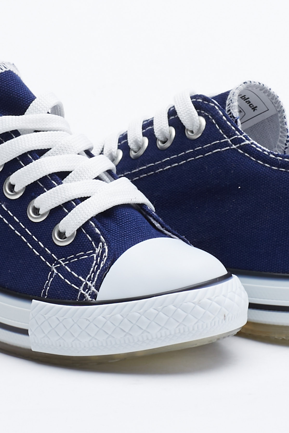 Çocuk Unisex Lacivert Rahat Kalıp Işıklı Bağcıklı Spor Ayakkabı - Görsel 4