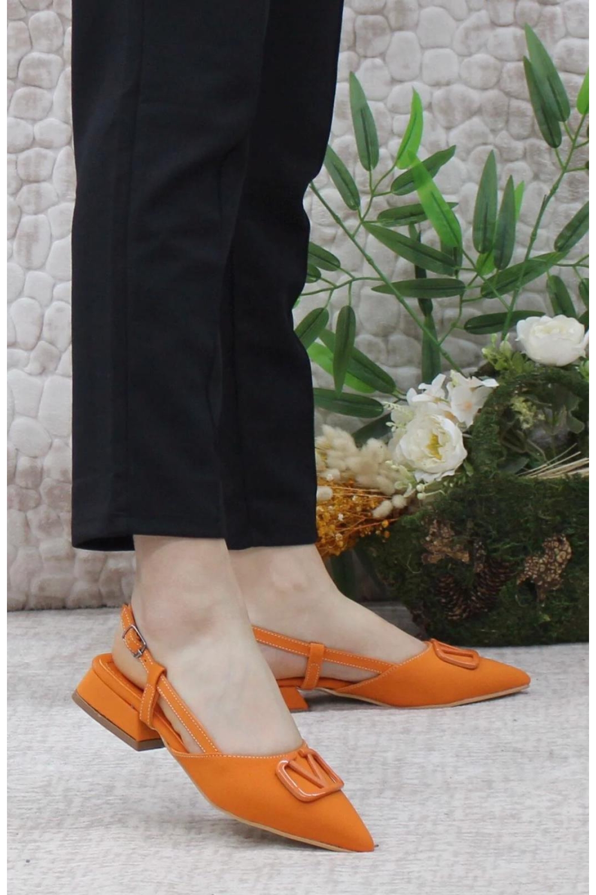 01-902 V Toka Kadın Babet Ayakkabı - Görsel 2