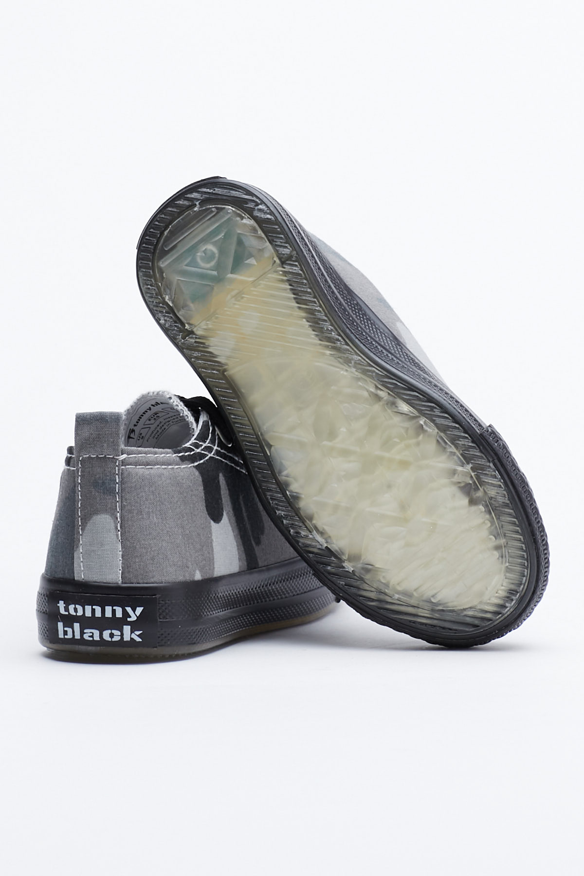 Çocuk Unisex Siyah Yeşil Rahat Kalıp Işıklı Bağcıklı Spor Ayakkabı - Görsel 5