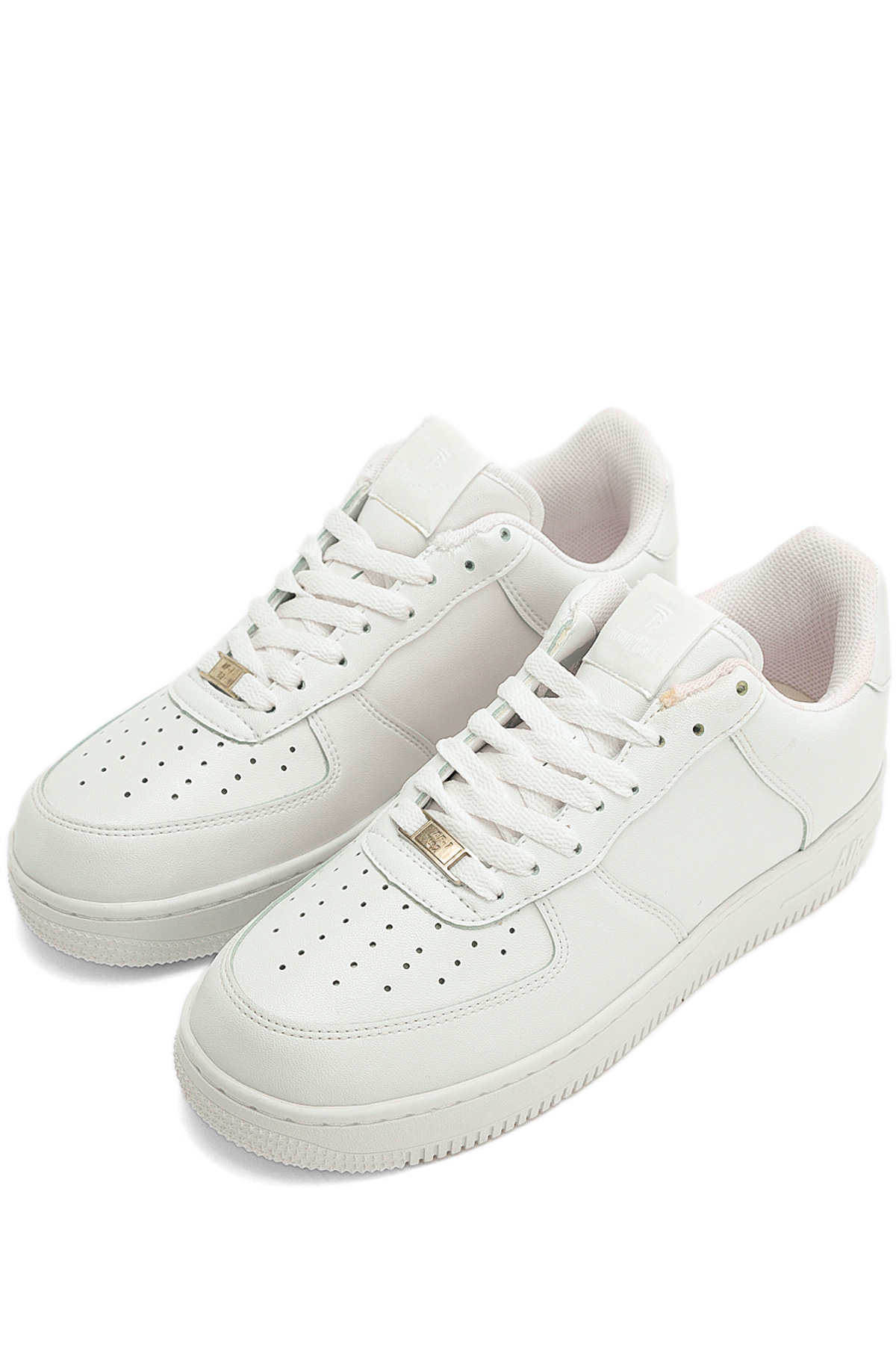 Unisex Beyaz Rahat Kalıp Unisex Sneaker - Görsel 3