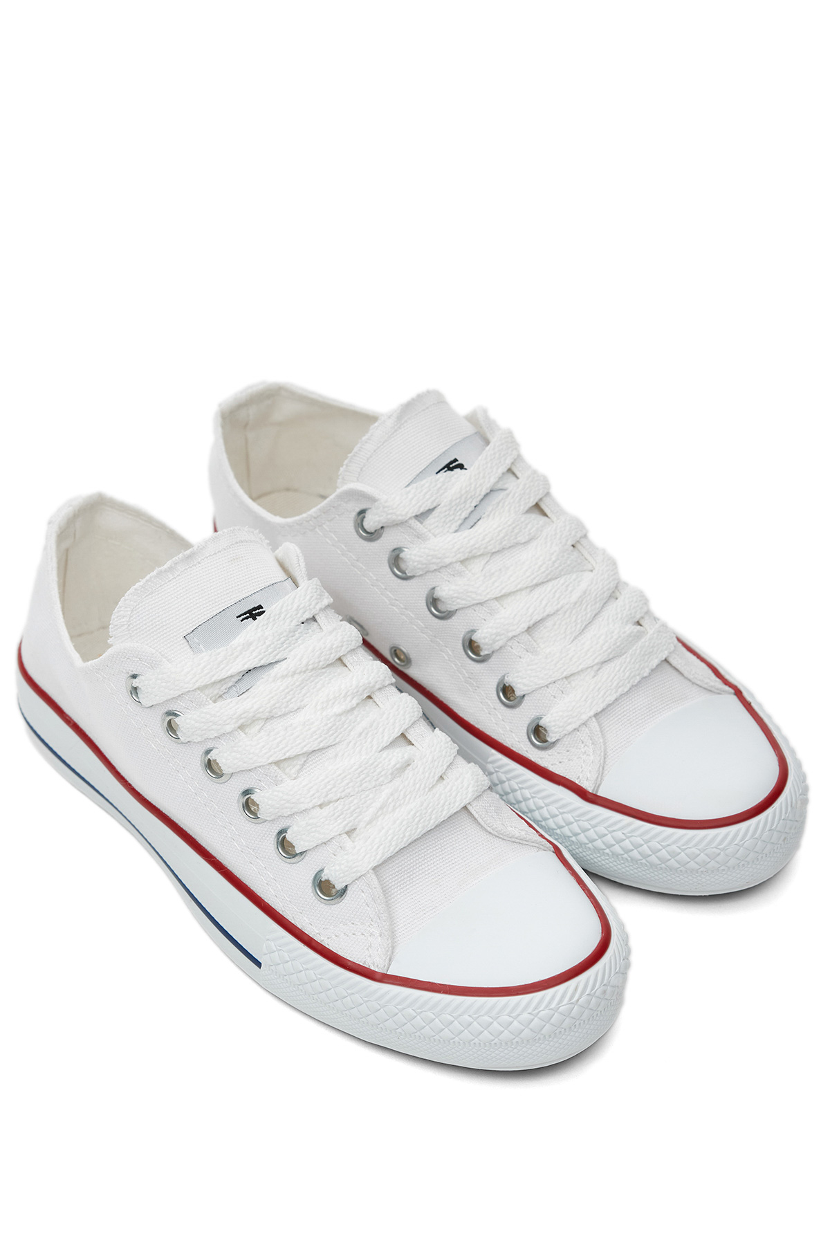 Unisex Beyaz Rahat Kalıp Sneaker Ayakkabı - Görsel 3