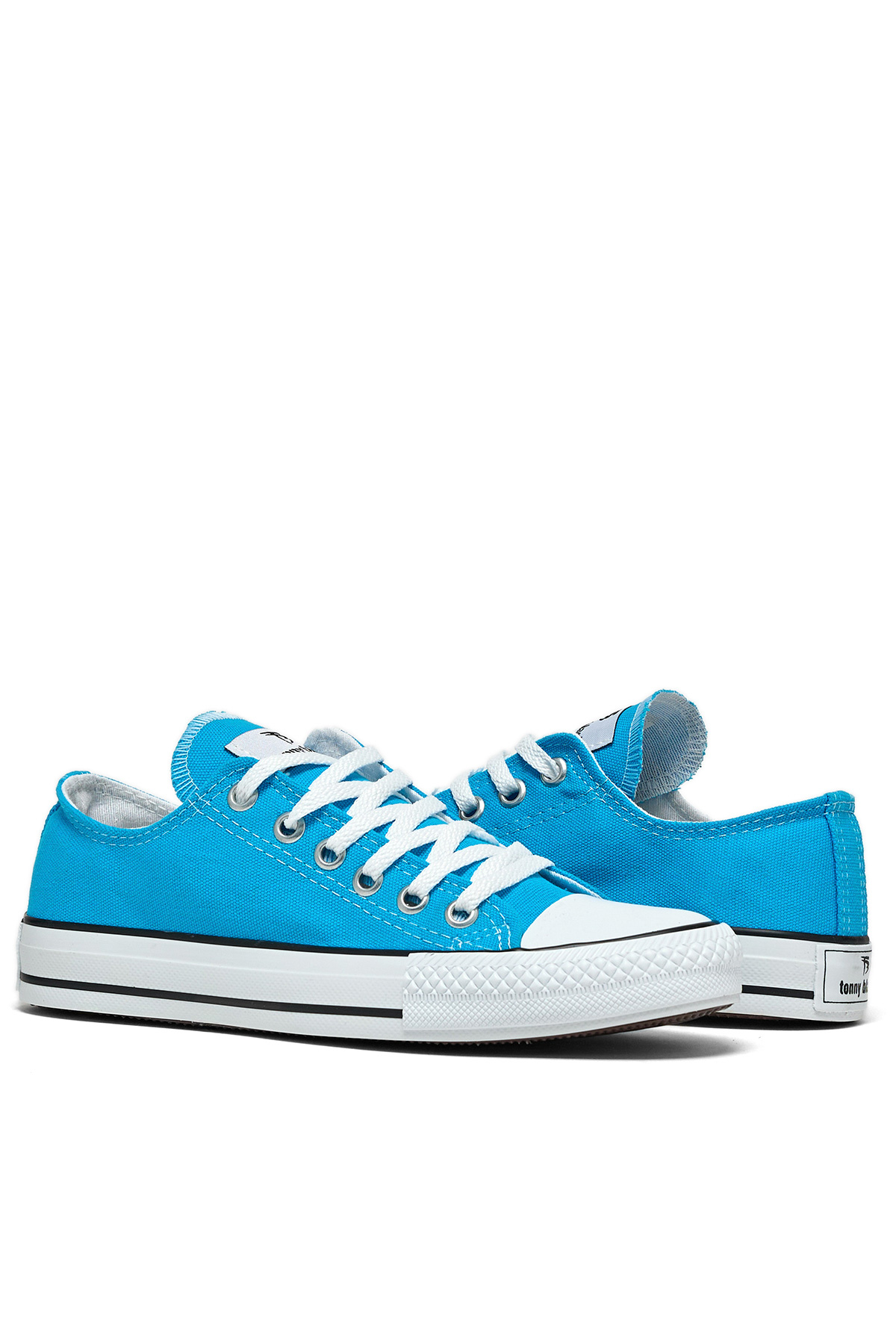 Unisex Mavi Rahat Kalıp Sneaker Ayakkabı - Görsel 4