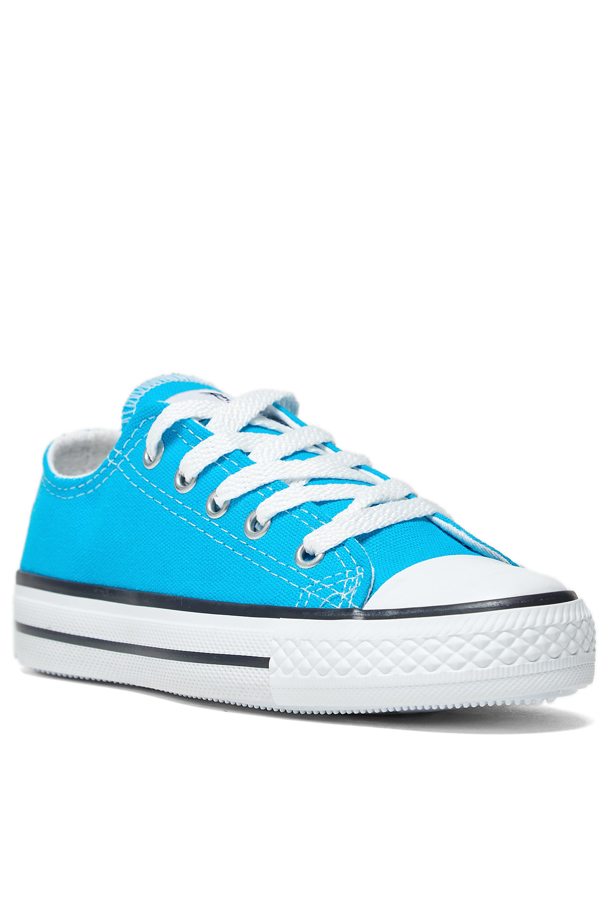 Çocuk Unisex Kot Mavi Rahat Kalip Bağcıklı Spor Ayakkabı - Görsel 3