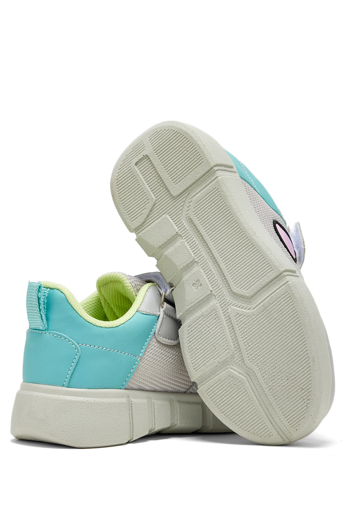 Çocuk Unisex Buz Şeker Rahat Kalıp Cırtlı Ayakkabı - Görsel 3