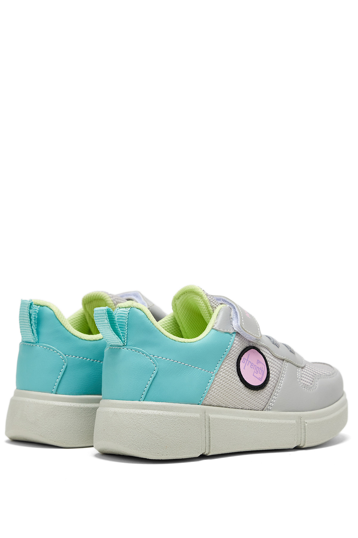 Çocuk Unisex Buz Şeker Rahat Kalıp Cırtlı Ayakkabı - Görsel 4