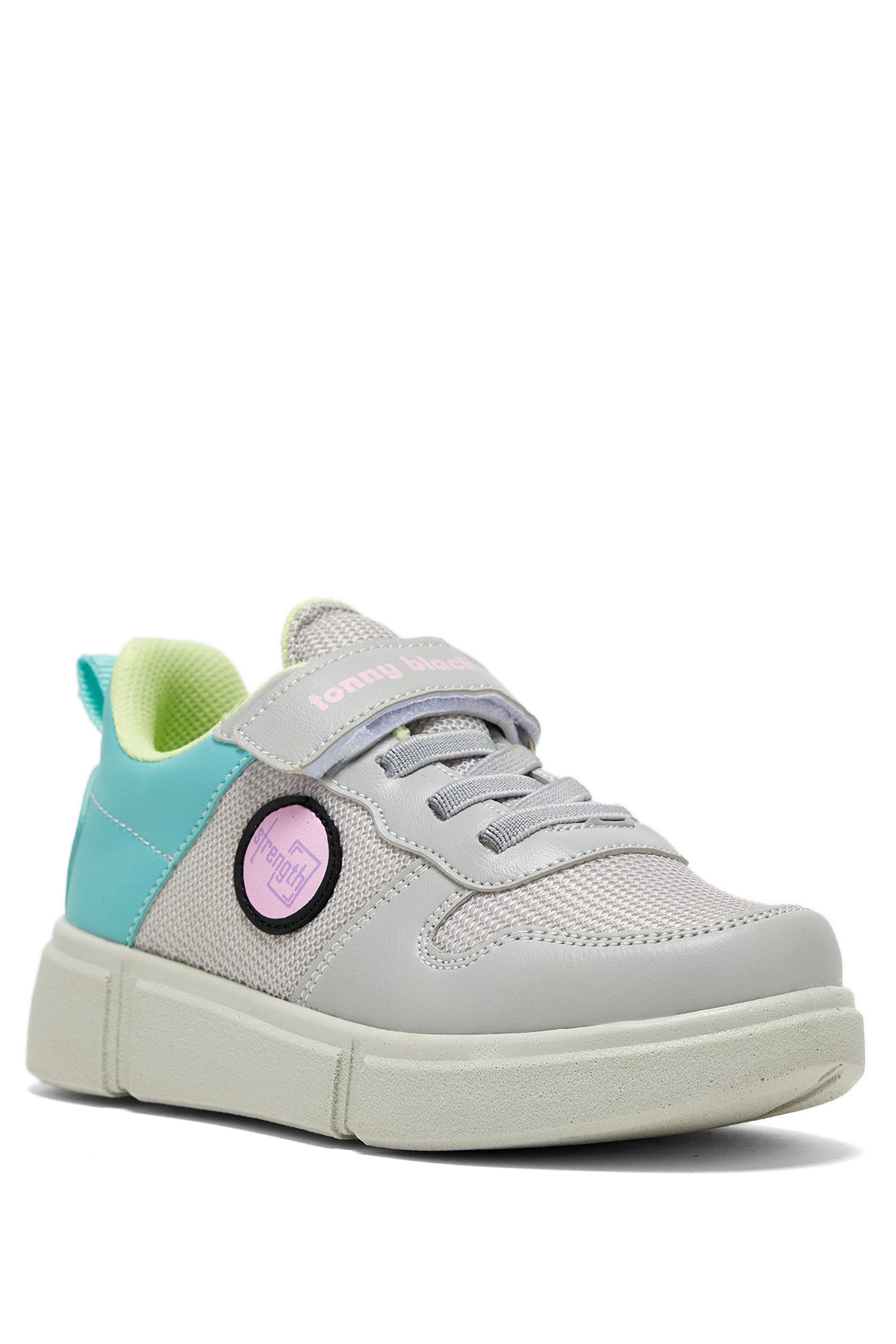 Çocuk Unisex Buz Şeker Rahat Kalıp Cırtlı Ayakkabı - Görsel 5