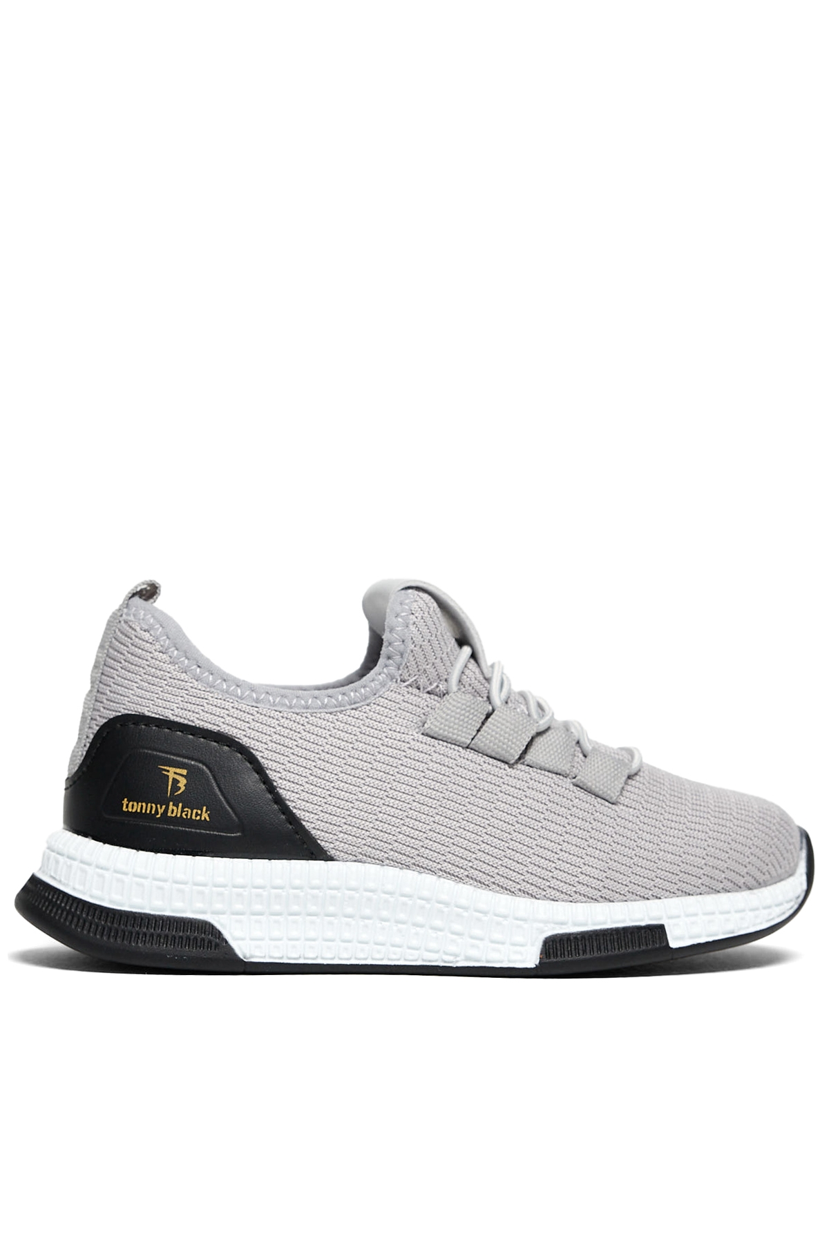 Çocuk Unisex Füme Rahat Kalıp Lastik Bağcıklı Spor Ayakkabı - Görsel 4