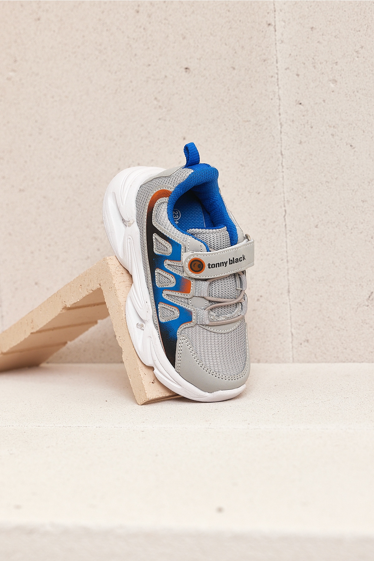 Tonny Black Çocuk Unisex Buz Sax Rahat Kalıp Işıklı Cırtlı Ayakkabı - Görsel 3