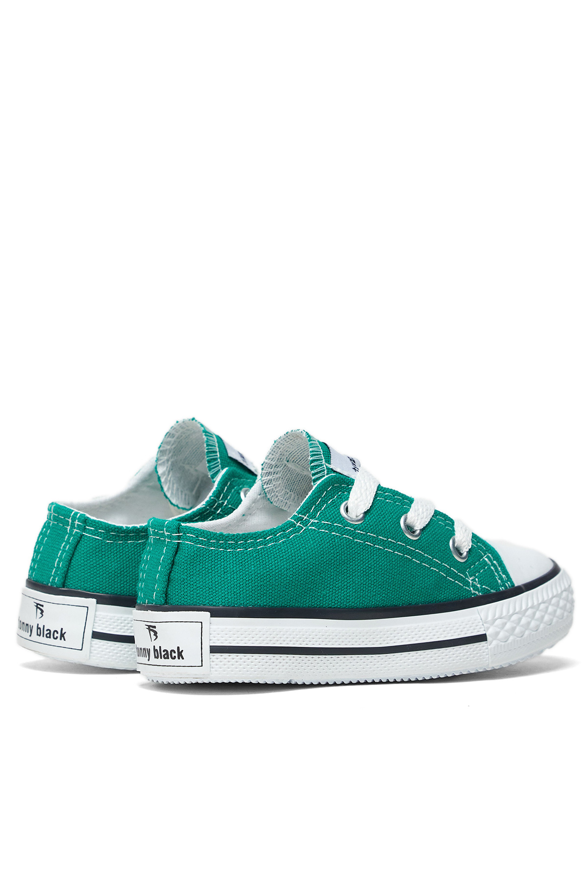 Çocuk Unisex Yeşil Rahat Kalıp Bağcıklı Sneaker - Görsel 5