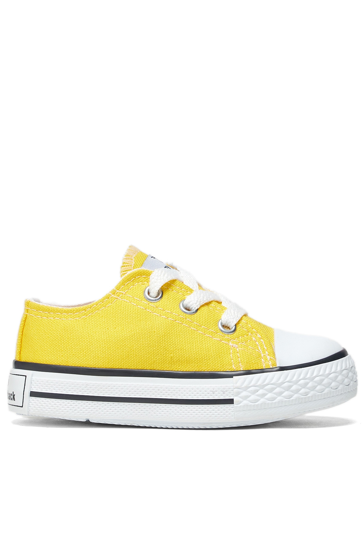 Çocuk Unisex Sarı Rahat Kalıp Bağcıklı Sneaker - Görsel 6