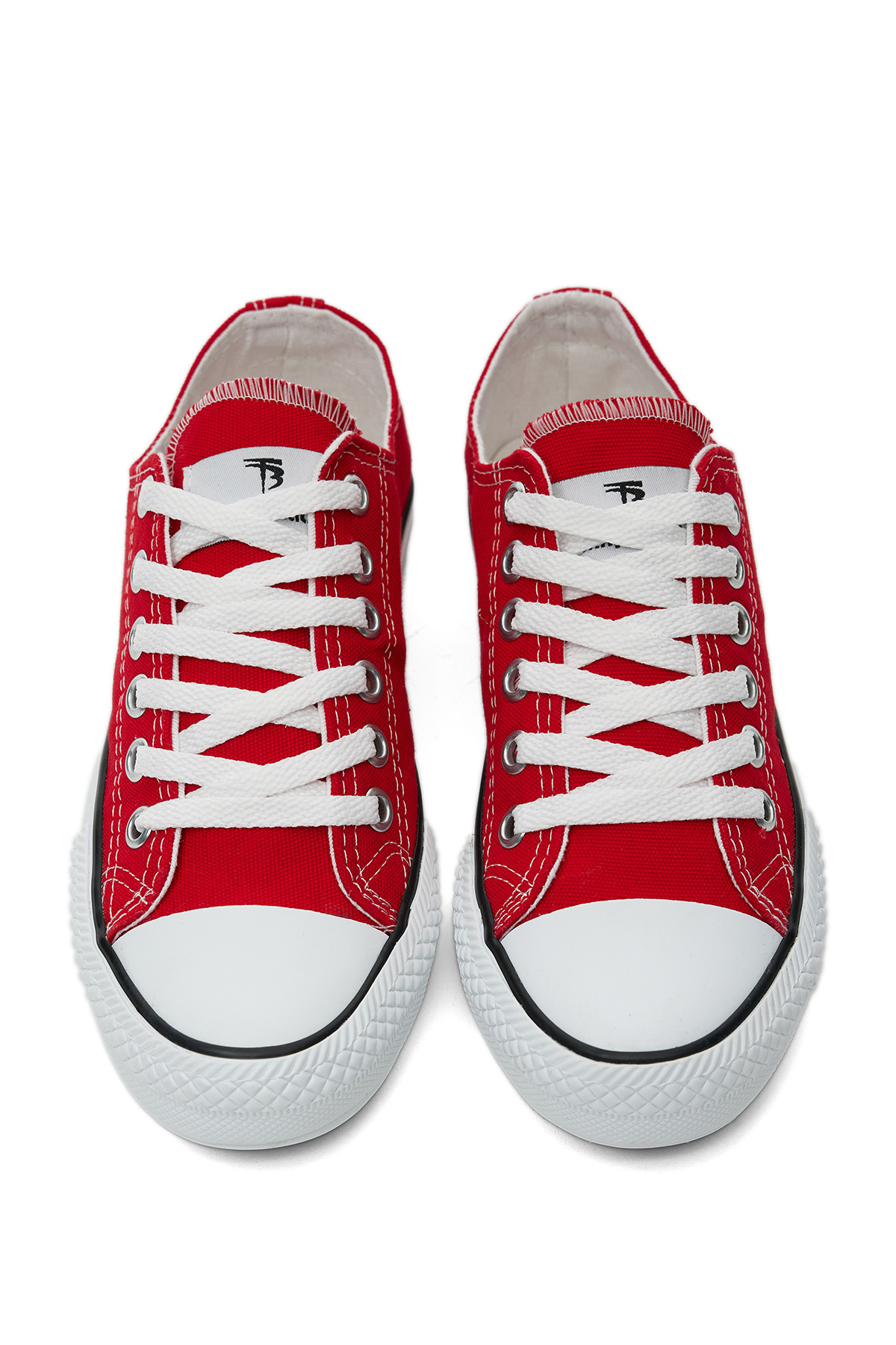 Unisex Kırmızı Rahat Kalıp Sneaker Ayakkabı - Görsel 4