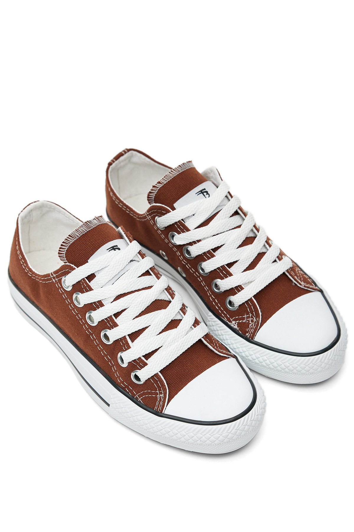 Unisex Kahve Rahat Kalıp Sneaker Ayakkabı - Görsel 3