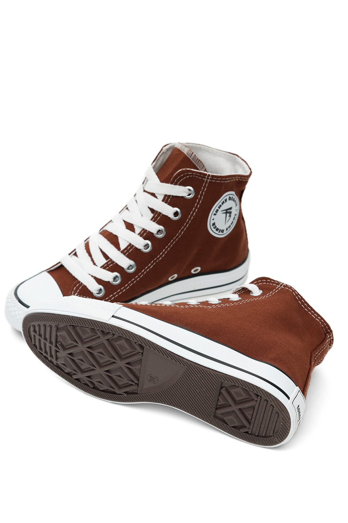 Unisex Kahve Rahat Kalıp Sneaker Ayakkabı - Görsel 6