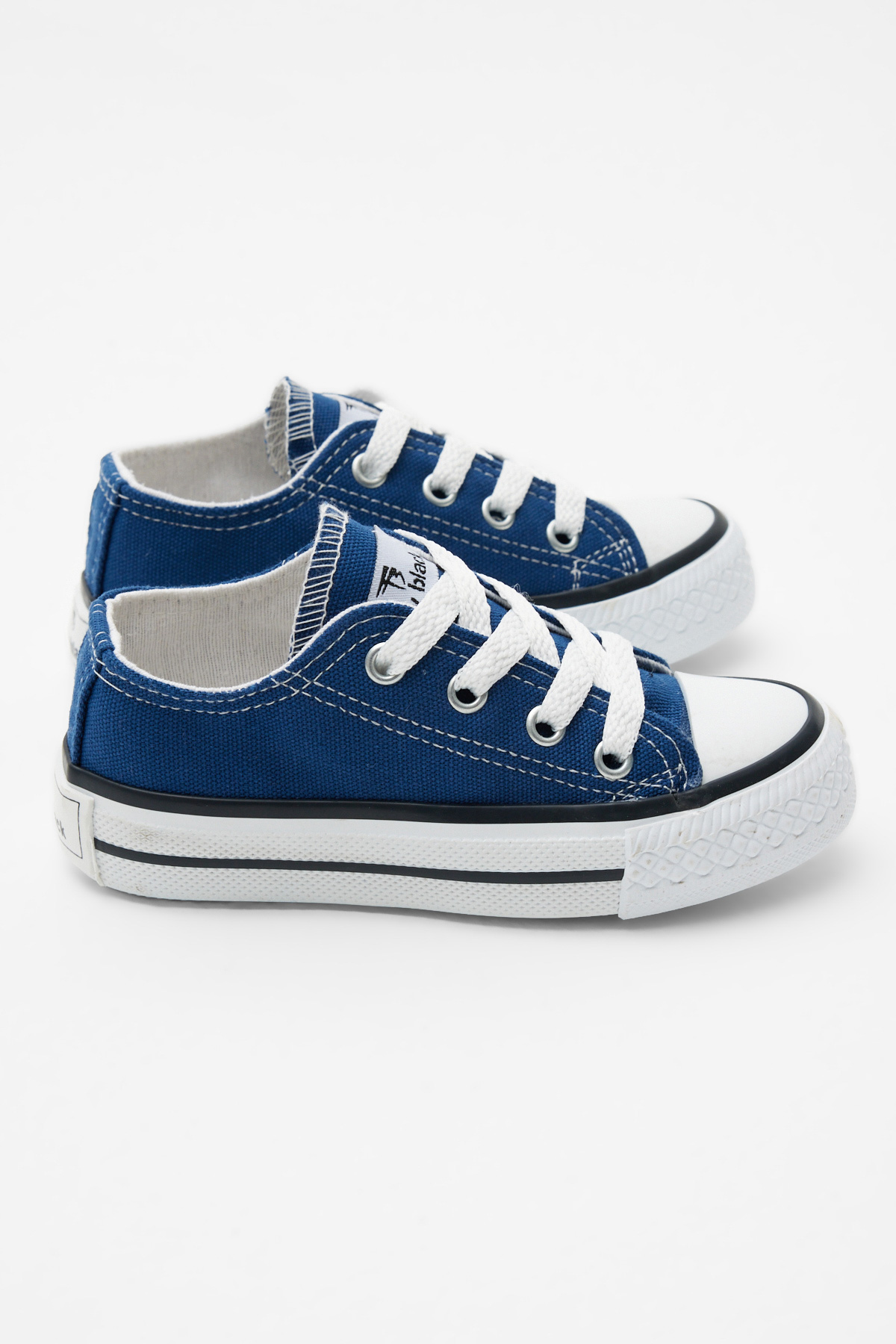 Çocuk Unisex Kot Mavi Rahat Kalıp Bağcıklı Spor Ayakkabı - Görsel 5