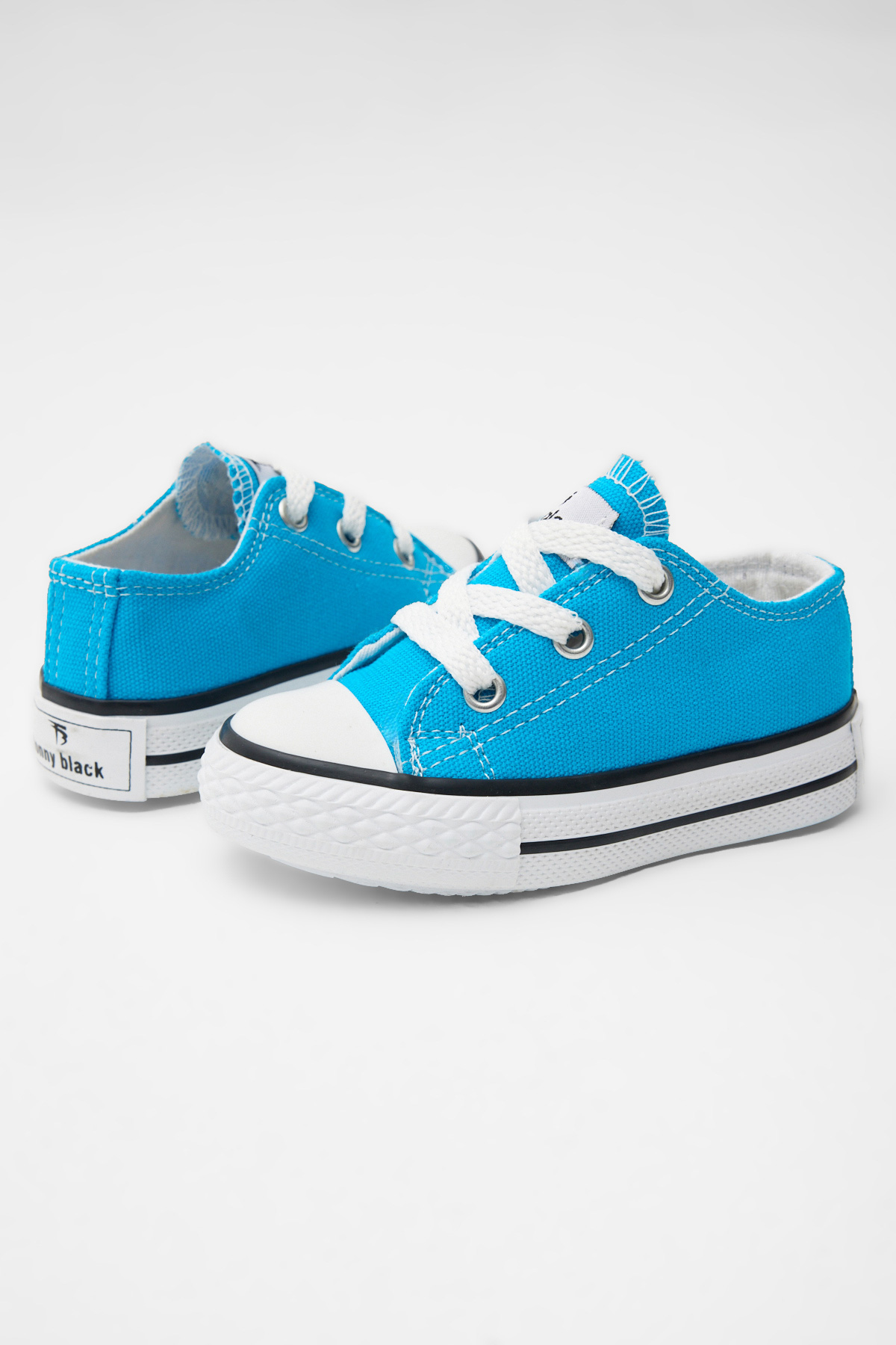 Çocuk Unisex Bebe Mavisi Rahat Kalıp Bağcıklı Sneaker - Görsel 4