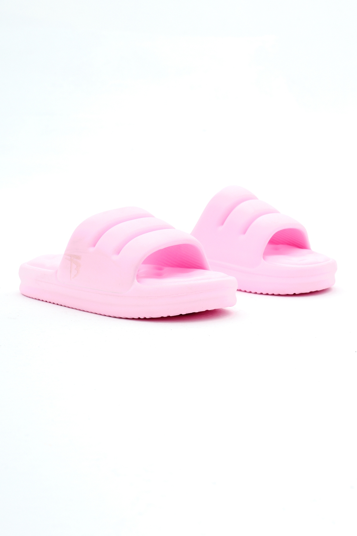 Kadın Pembe Rahat Kalıp Dilimli Model Önü Açık Eva Terlik - Görsel 4