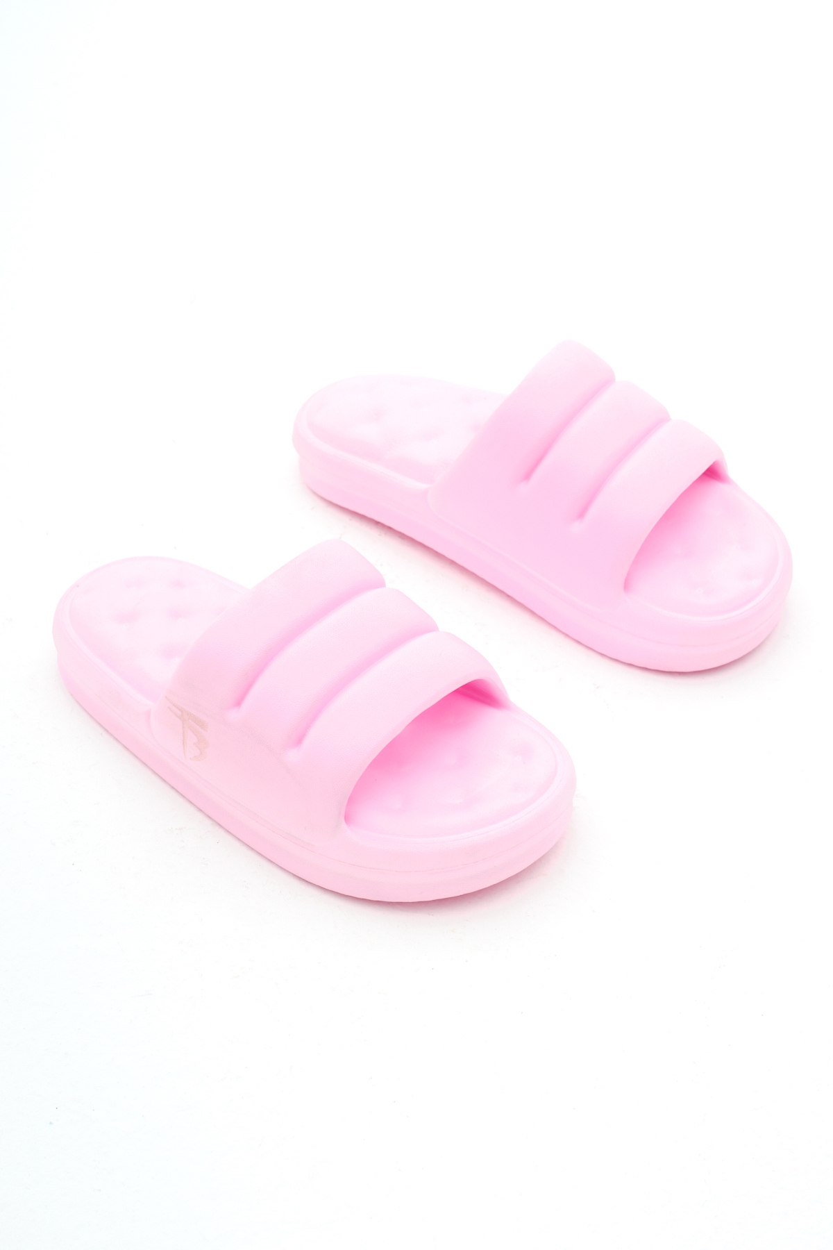 Kadın Pembe Rahat Kalıp Dilimli Model Önü Açık Eva Terlik - Görsel 5