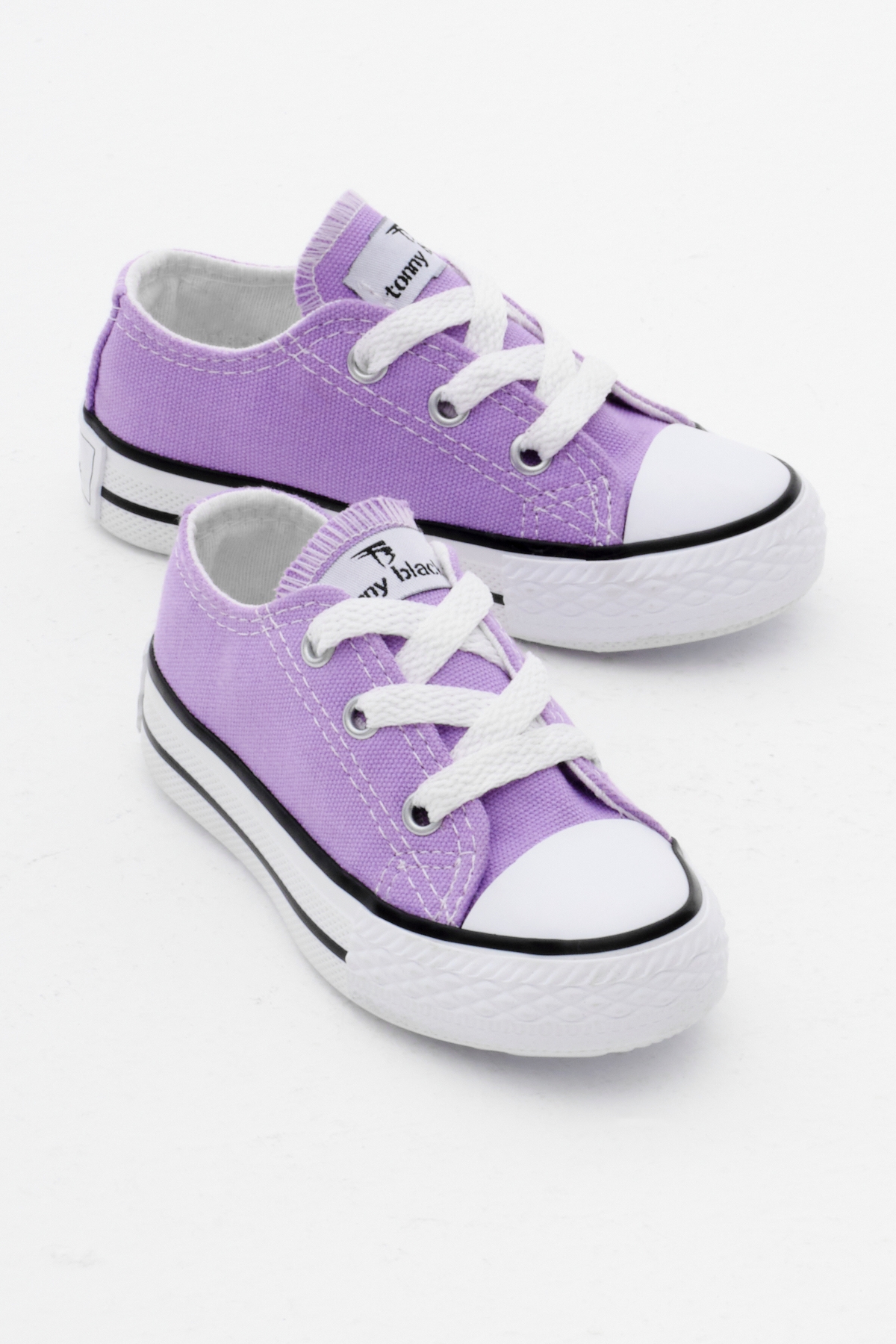 Çocuk Unisex Lila Rahat Kalıp Bağcıklı Sneaker - Görsel 4