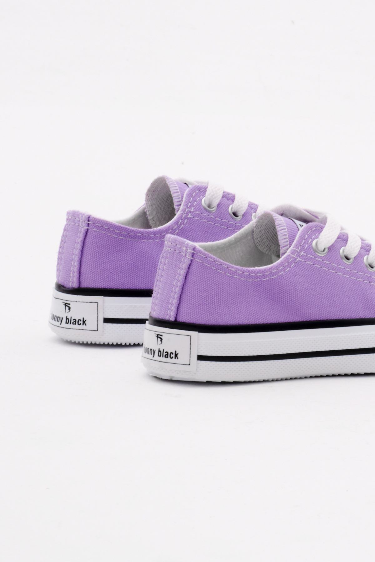 Çocuk Unisex Lila Rahat Kalıp Bağcıklı Sneaker - Görsel 6