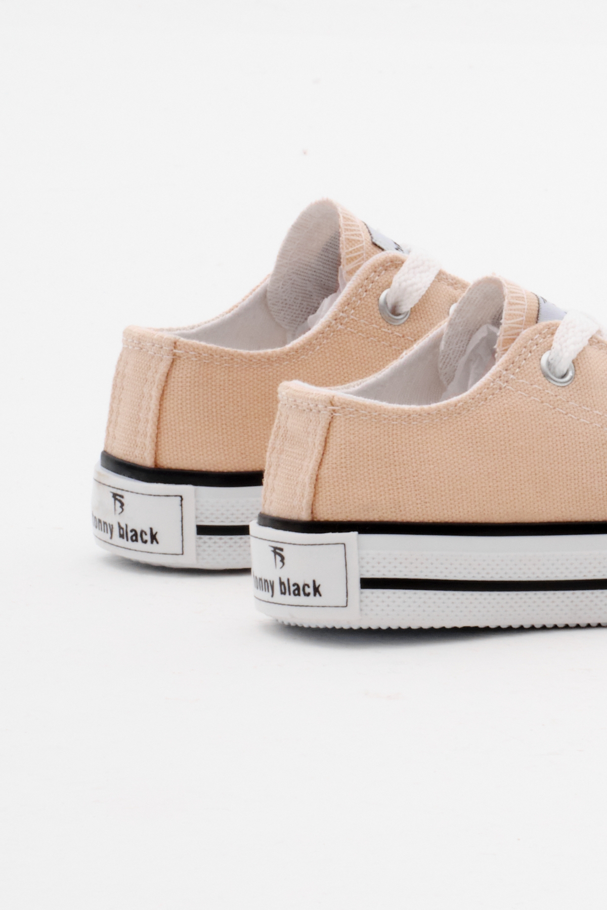 Çocuk Unisex Bej Rahat Kalıp Bağcıklı Sneaker - Görsel 6