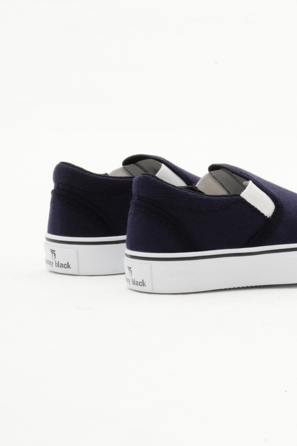 Çocuk Unisex Lacivert Kauçuk Taban Keten Lastikli Spor Ayakkabı - Görsel 6