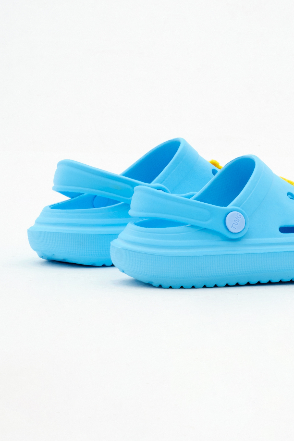 Çocuk Unisex Bebe Mavisi Önü Aksesuarlı Eva Sandalet - Görsel 6