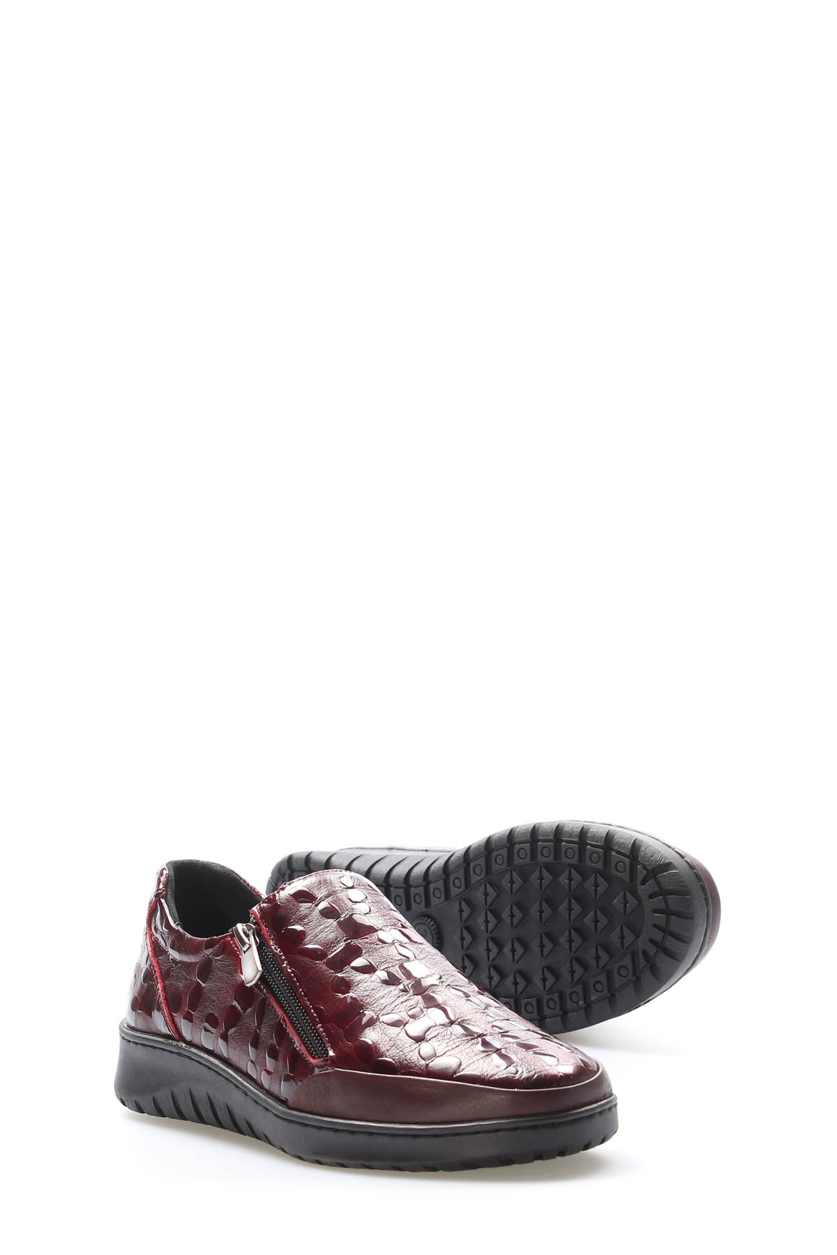 Hakiki Deri Kadın Casual Ayakkabı 972ZA7512 - Görsel 4