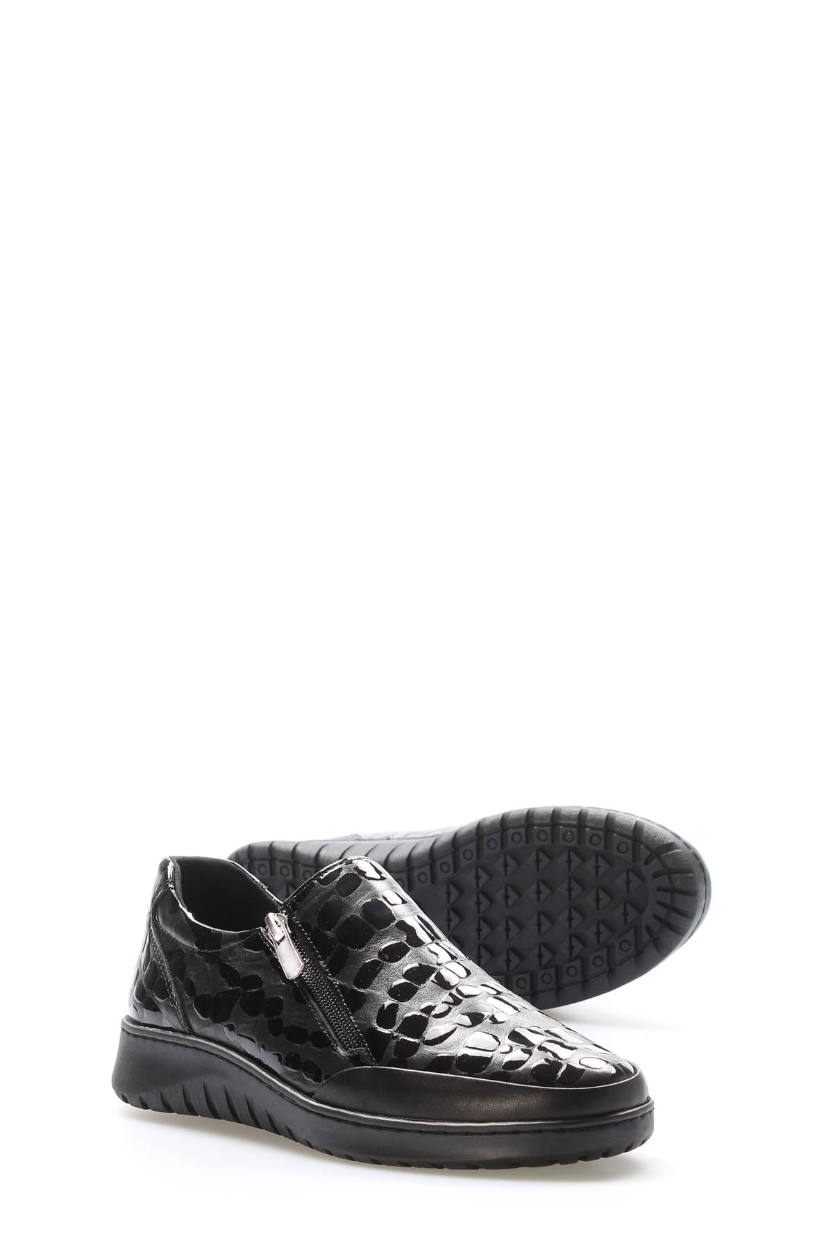 Hakiki Deri Kadın Casual Ayakkabı 972ZA7512 - Görsel 4