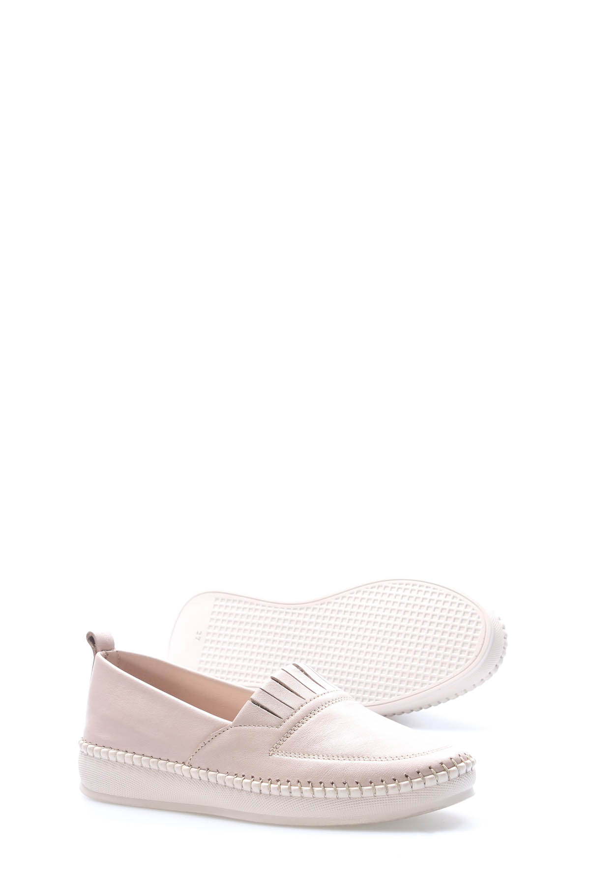 Hakiki Deri Kadın Casual Ayakkabı 164ZA2010 - Görsel 4