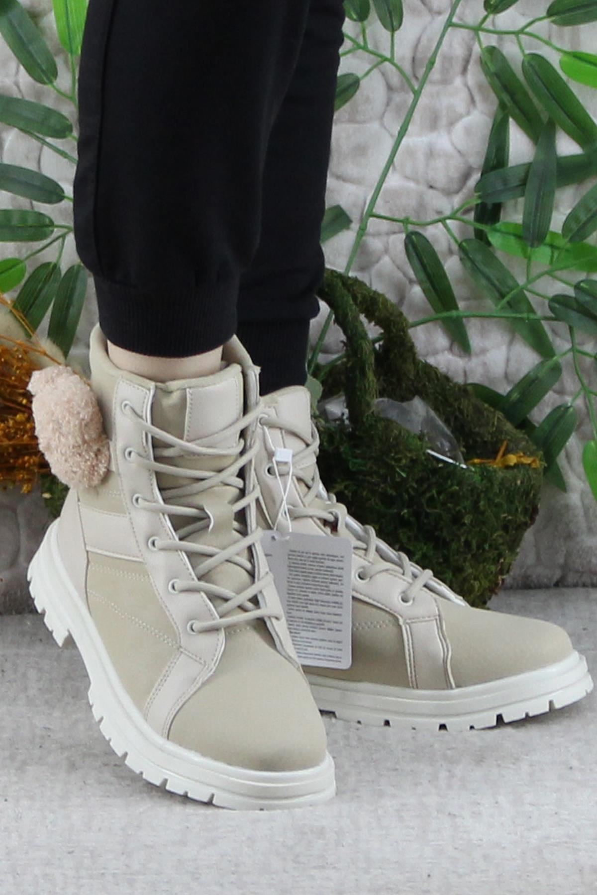 Cool Luno Rahat Sıcak Astar Kaymaz Taban Kız Çocuk Bot - Görsel 3