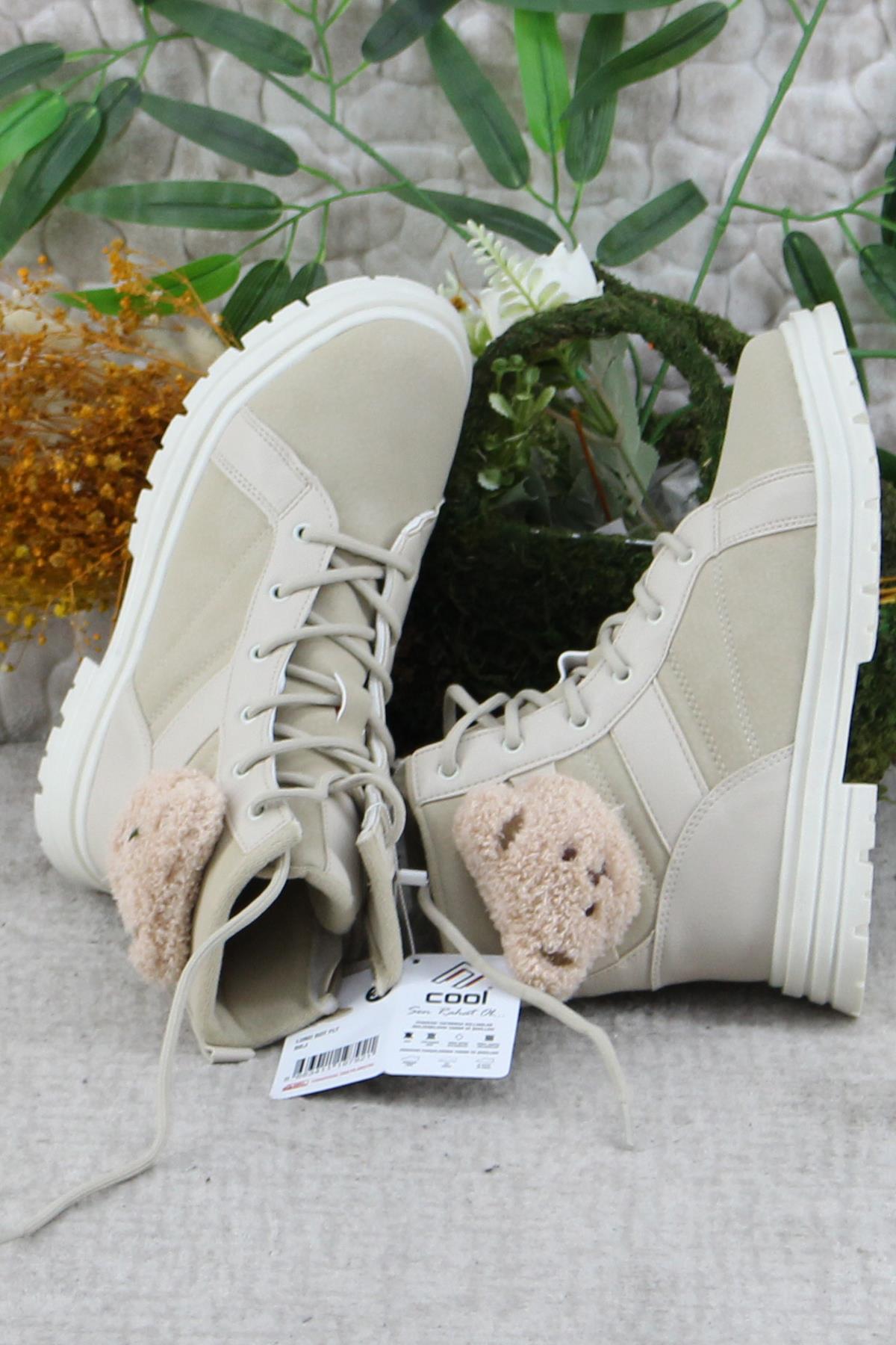 Cool Luno Rahat Sıcak Astar Kaymaz Taban Kız Çocuk Bot - Görsel 6