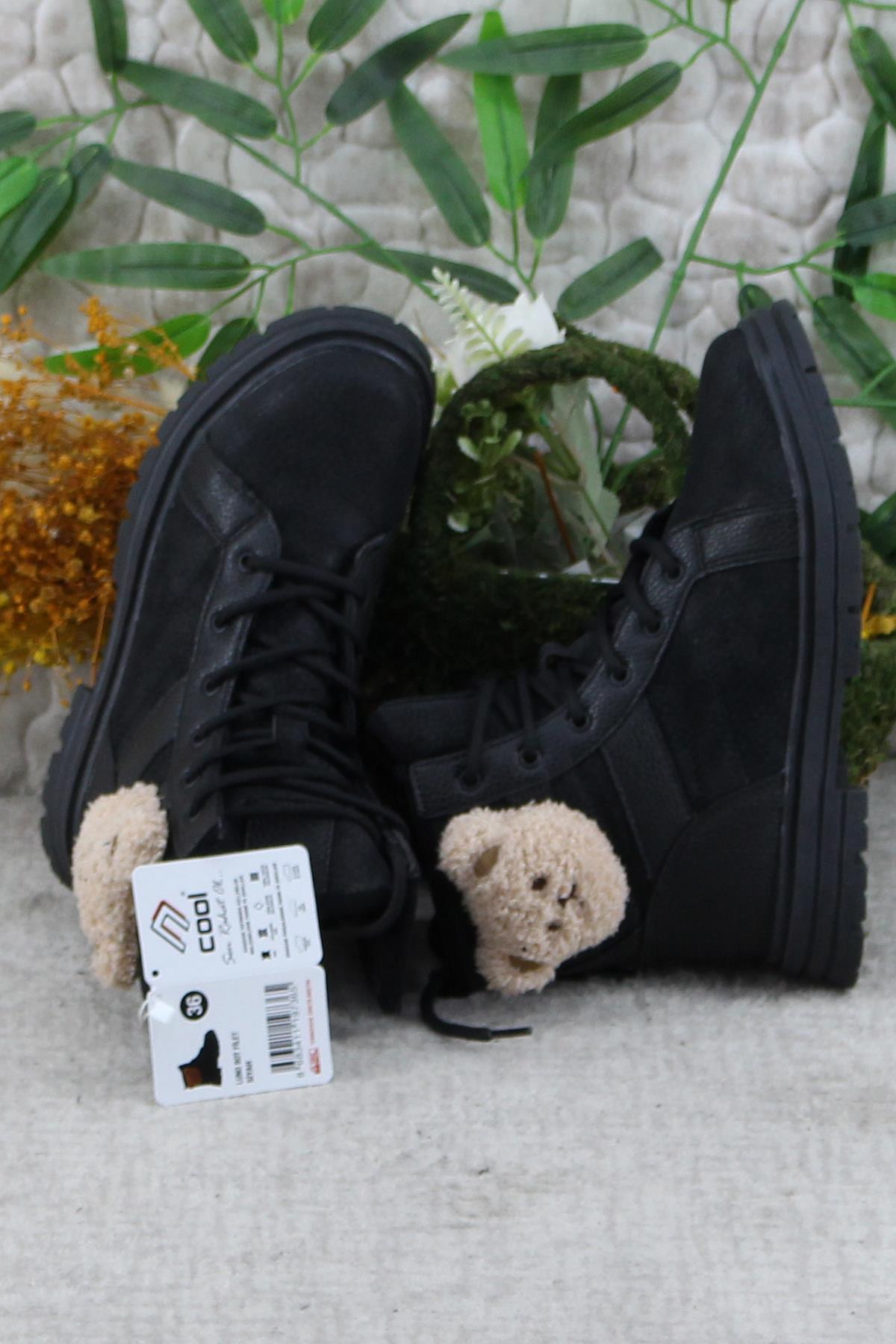 Cool Luno Rahat Sıcak Astar Kaymaz Taban Kız Çocuk Bot - Görsel 6