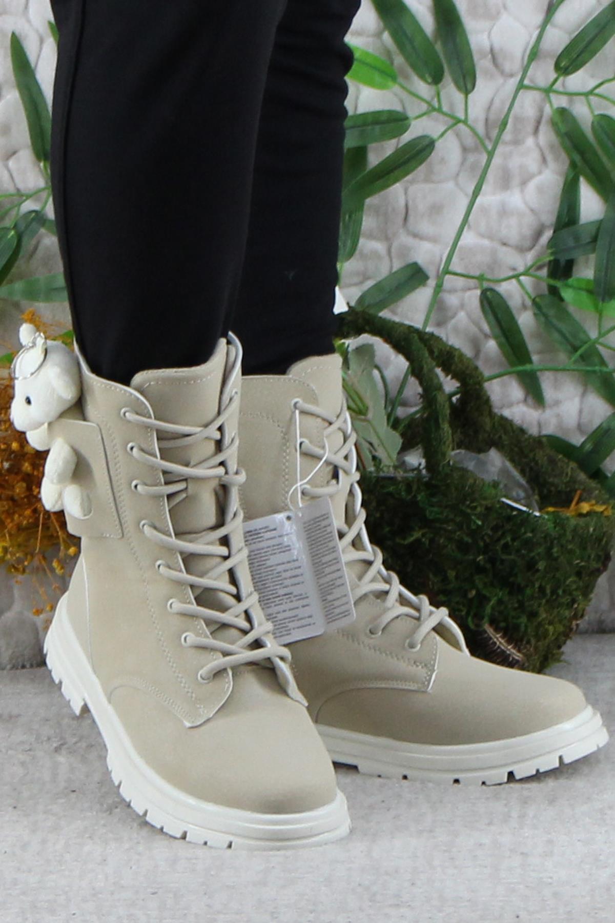 Cool Perla Rahat Sıcak Astar Kaymaz Taban Kız Çocuk Bot - Görsel 3