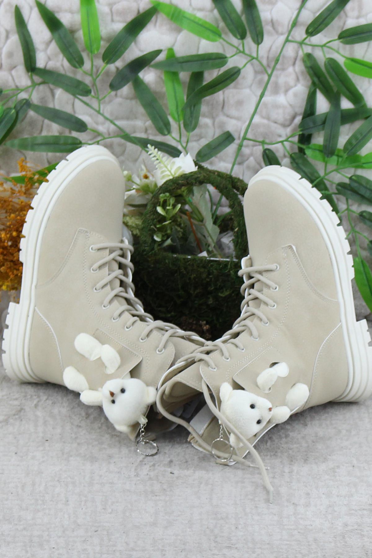 Cool Perla Rahat Sıcak Astar Kaymaz Taban Kız Çocuk Bot - Görsel 6