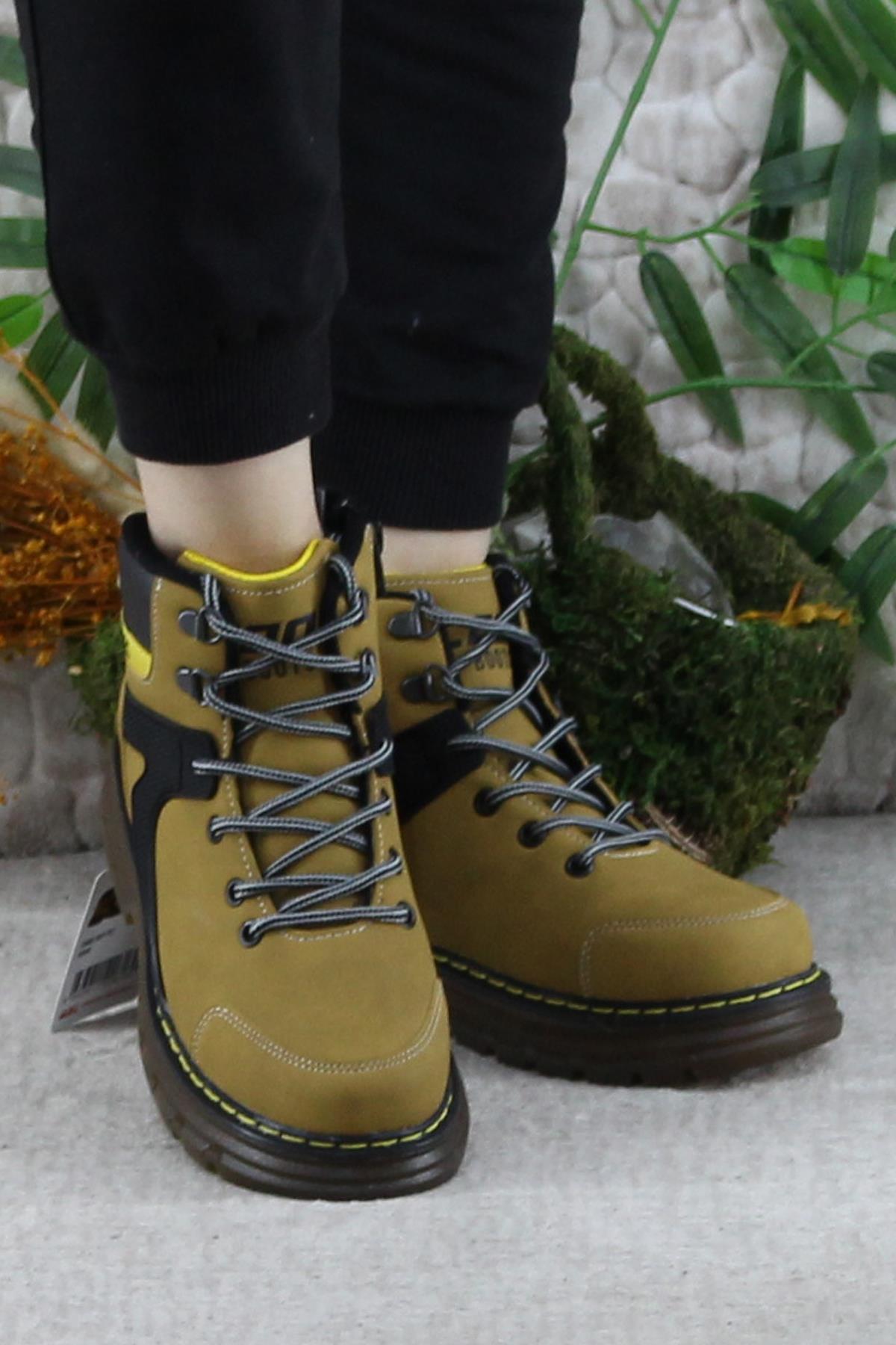 Cool Cane Rahat Sıcak Astar Kaymaz Taban Erkek Çocuk Bot - Görsel 3