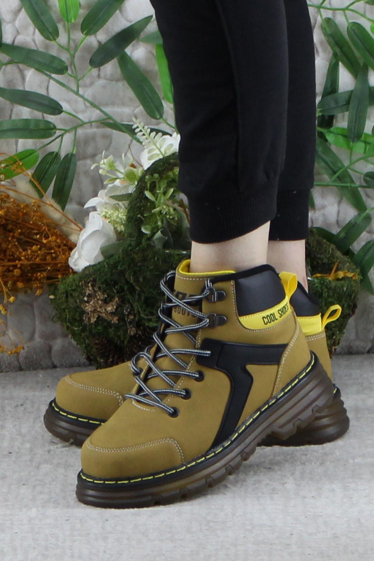 Cool Cane Rahat Sıcak Astar Kaymaz Taban Erkek Çocuk Bot - Görsel 4