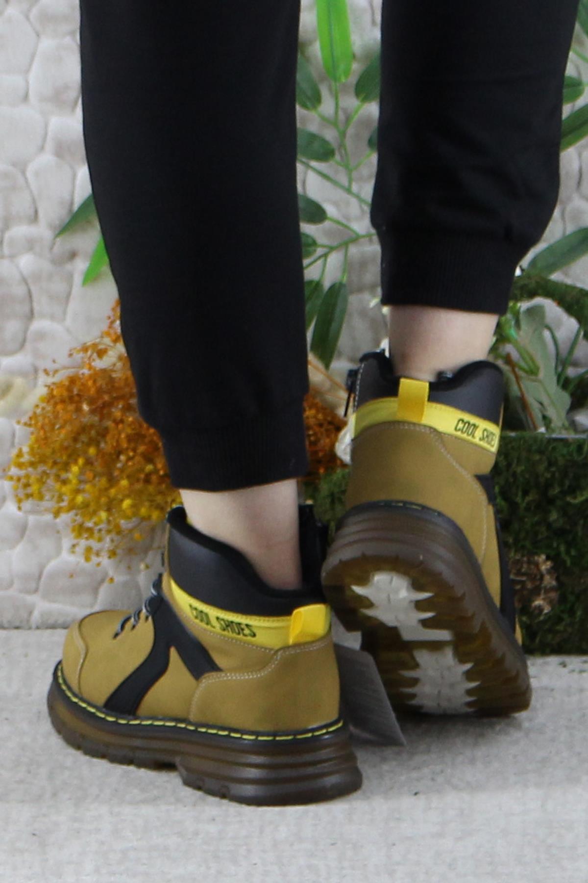 Cool Cane Rahat Sıcak Astar Kaymaz Taban Erkek Çocuk Bot - Görsel 5