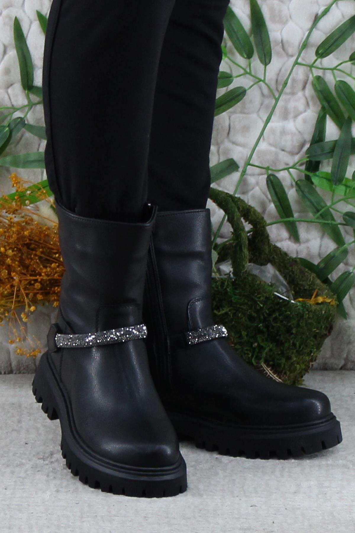 Mehmet Mete 35445 Anatomik Sıcak Astar Kaymaz Taban Kız Çocuk Bot Çizme - Görsel 3