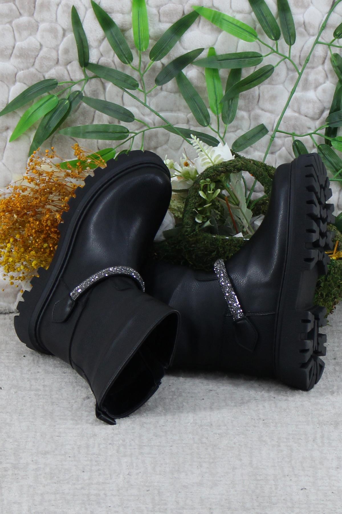 Mehmet Mete 35445 Anatomik Sıcak Astar Kaymaz Taban Kız Çocuk Bot Çizme - Görsel 6