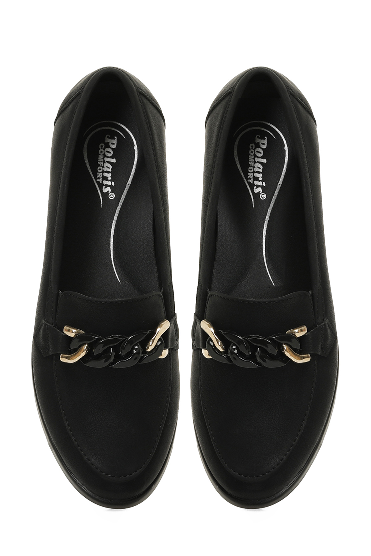 166007.NZ5FX Siyah Kadın Loafer - Görsel 5