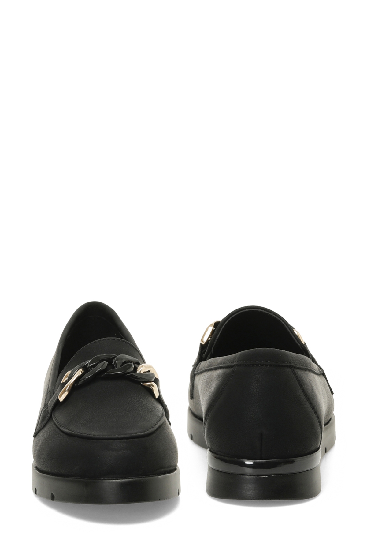 166007.NZ5FX Siyah Kadın Loafer - Görsel 6