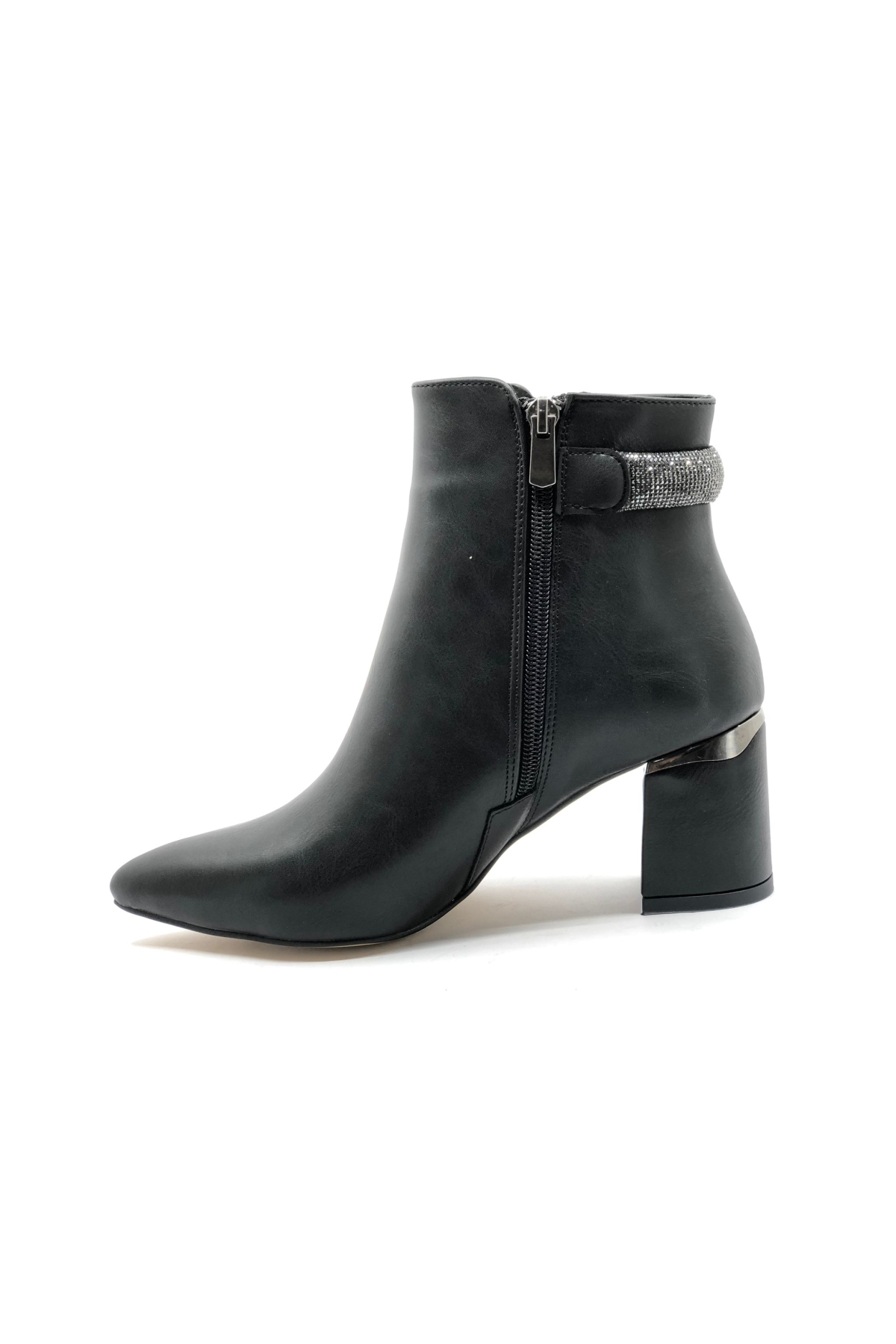 Bilek Şerit Taş Dekolteli Klasik Kadın Bot - Görsel 4